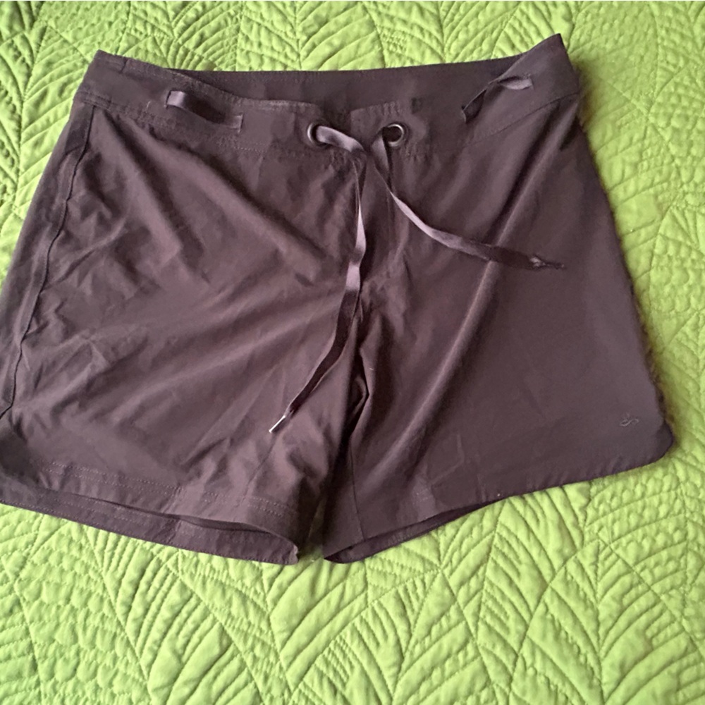 Prana Gray Athletic Shorts Lightweight Performance Fit